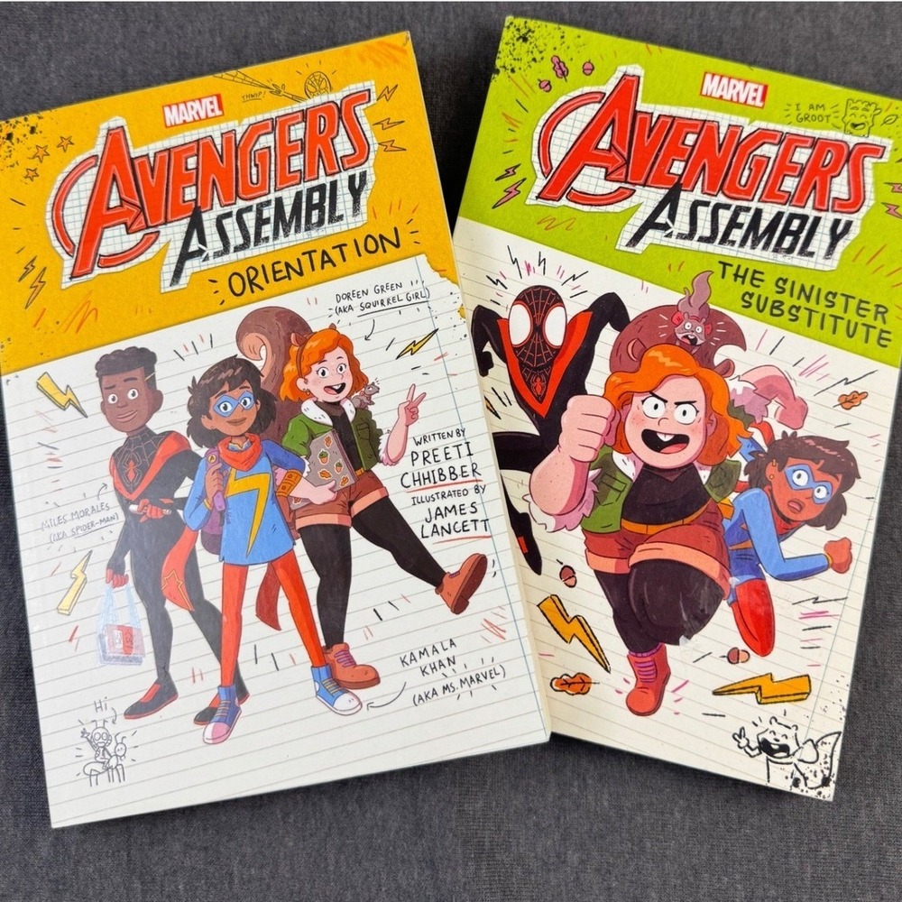 Avengers Assembly Marvel Scholastic Books‎ Lot Orientation & Sinister